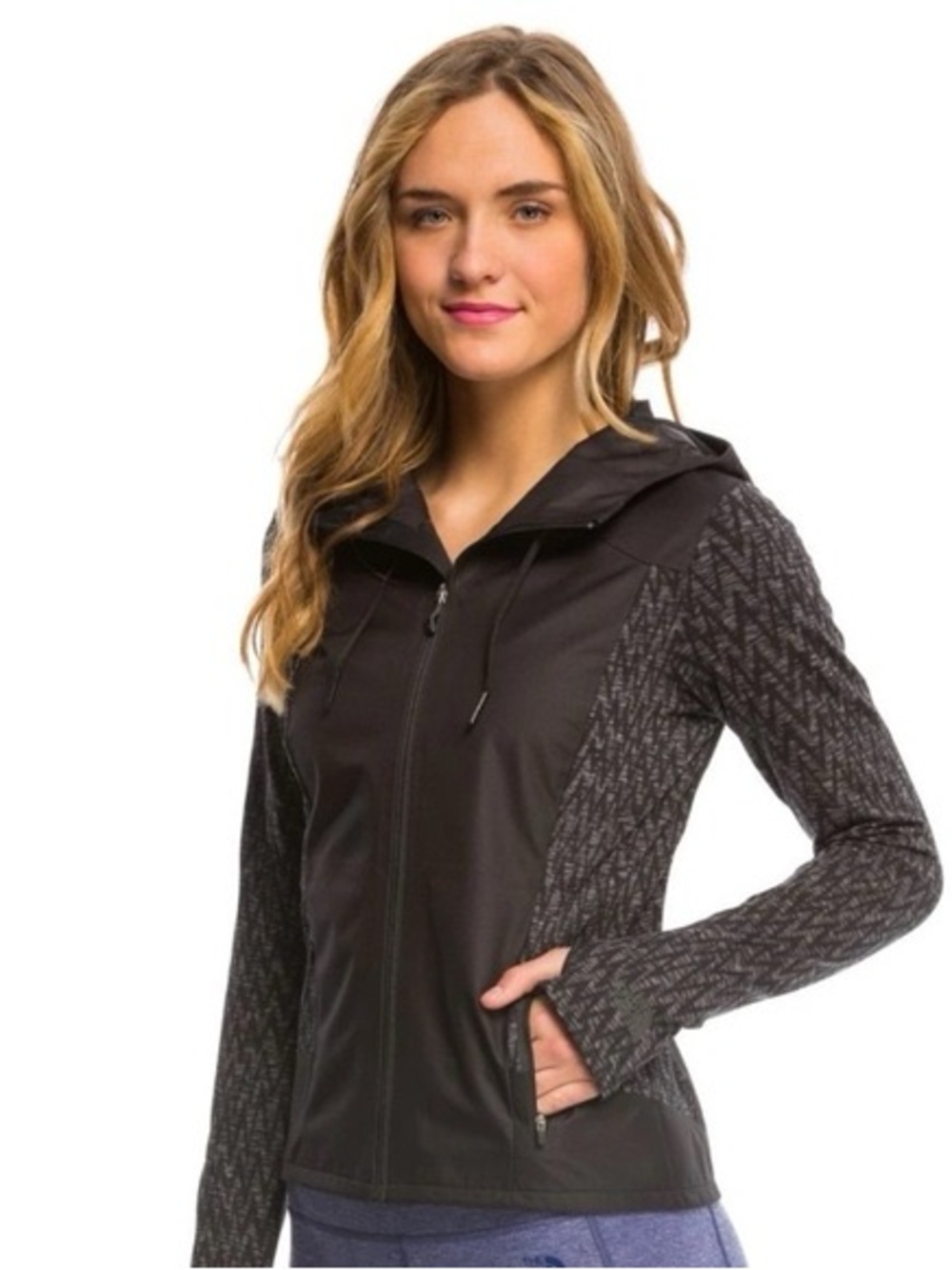 Women’s THE NORTH FACE Dyvinity black & grey jacket. Size small